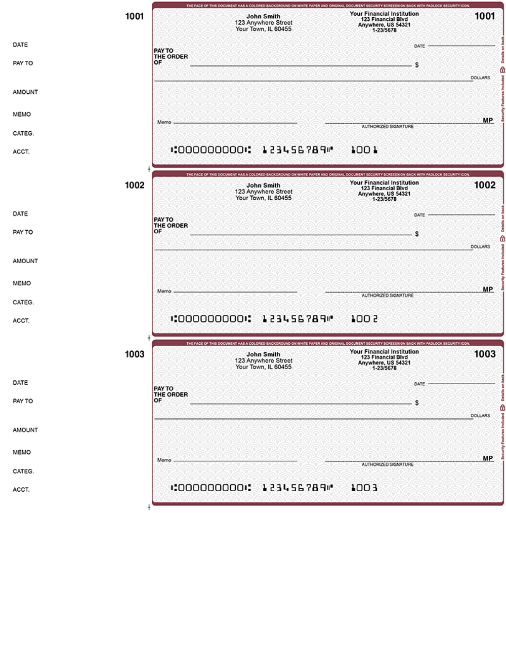 Wallstreet -3 per page - Wallet